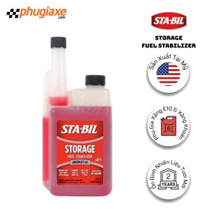 STA-BIL Storage - Phụ Gia Xăng E10 - Phù Hợp Xe ít Đi, Xe Trưng Bày Và Các Động Cơ Mới Sản Xuất Chưa Vận Hành